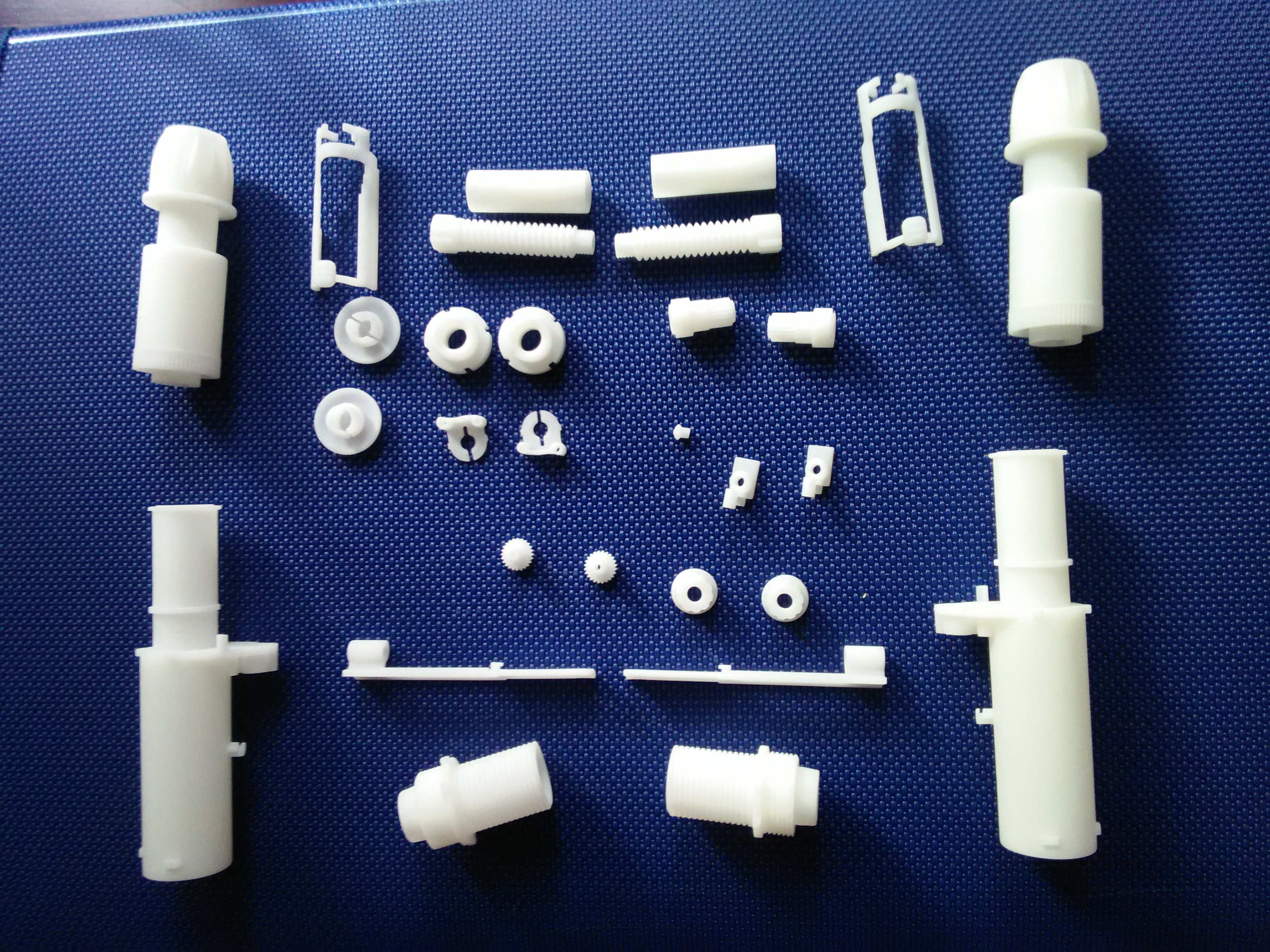 Medical 3D printing prototypes SLA white